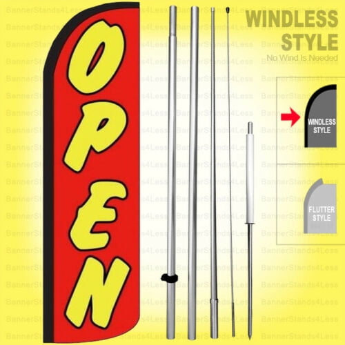 3 1 & 2 BEDROOM APARTMENTS yel/red 15 WINDLESS SWOOPER FLAGS KIT three 3 1 & 2 BEDROOM APARTMENTS yel/red 15 WINDLESS SWOOPER FLAGS KIT three
